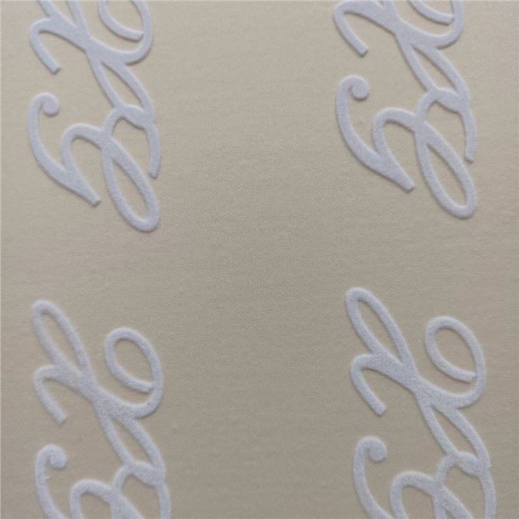 Silicone flocking